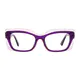 Square Purple Eyeglasses