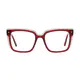 Square Red Eyeglasses