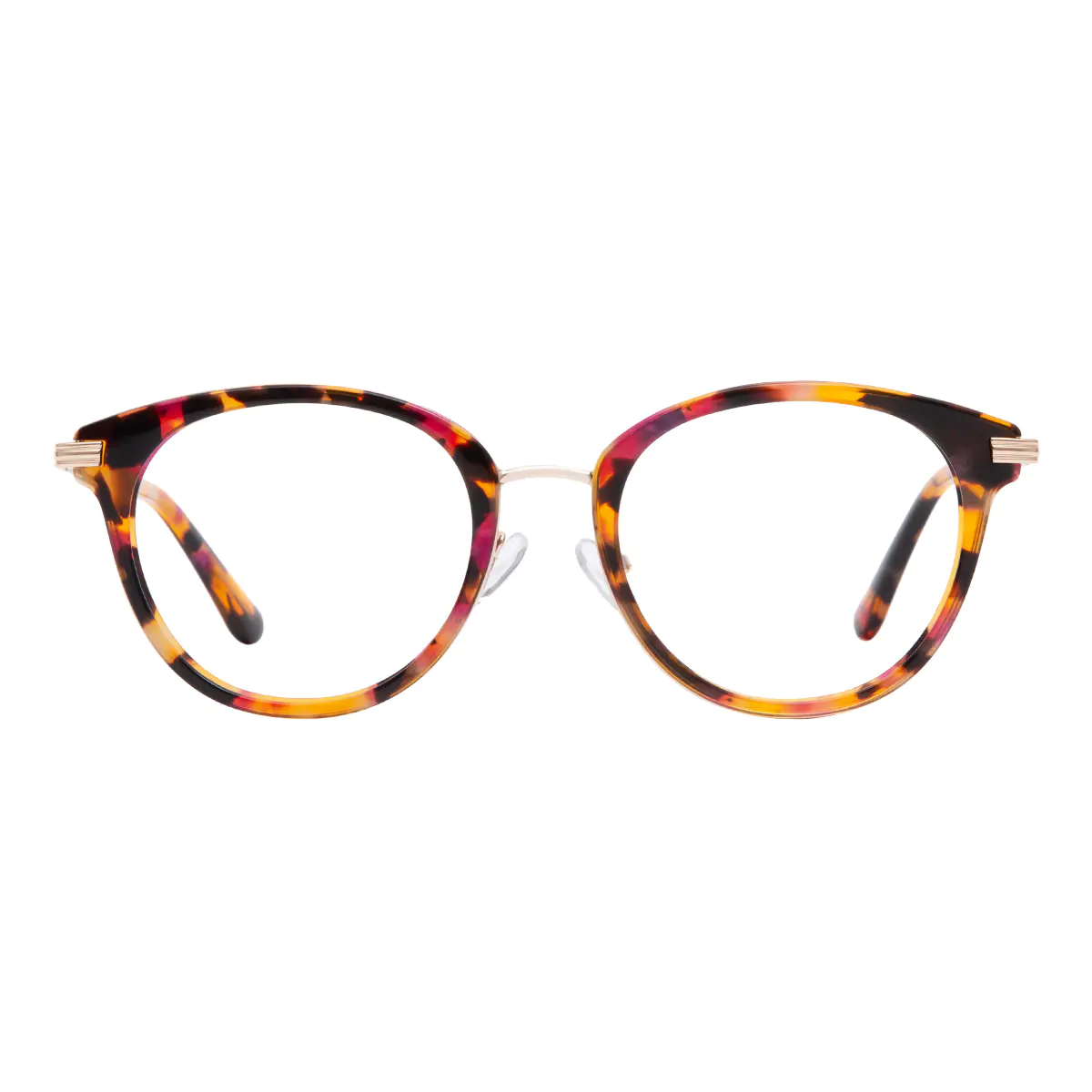 Round Tortoiseshell Eyeglasses