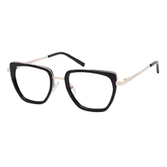 Square Black Eyeglasses