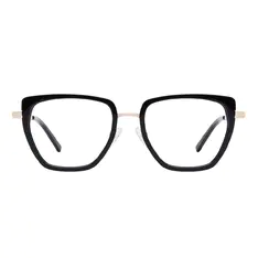 Square Black Eyeglasses