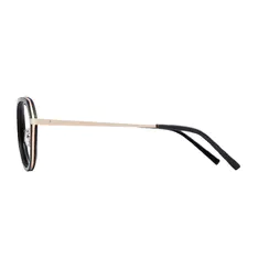 Round Black Eyeglasses