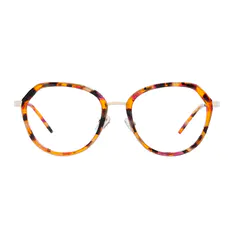 Round Tortoiseshell Eyeglasses