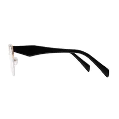 Cat-eye Black/Gold Eyeglasses