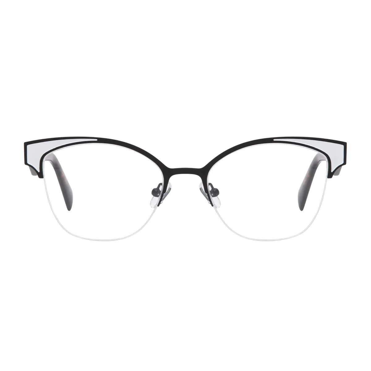 Cat-eye Black/Tortoiseshell Eyeglasses