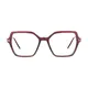 Square Red Eyeglasses