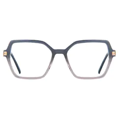 Square Black/Gray Eyeglasses