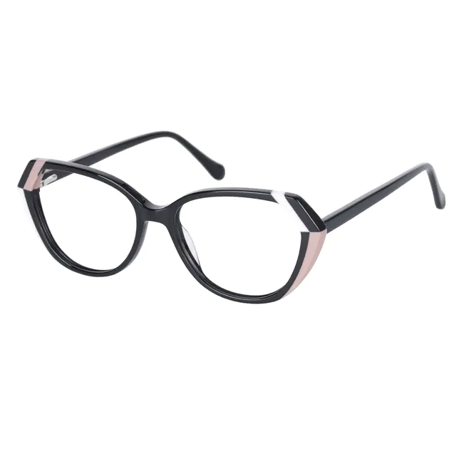 Geometric Black Eyeglasses