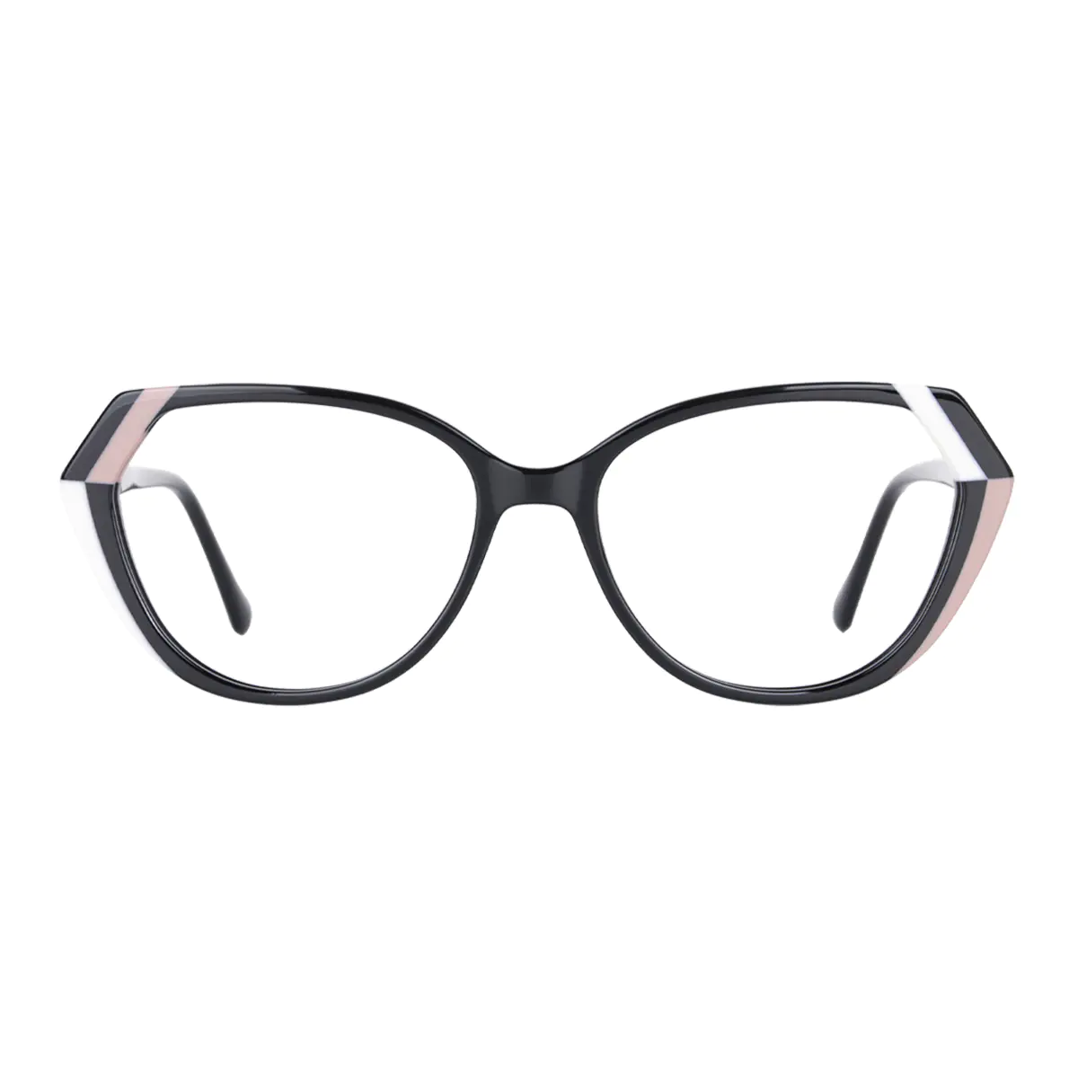 Geometric Black Eyeglasses
