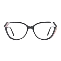 Geometric Black Eyeglasses
