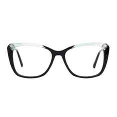 Square Clear/Black Eyeglasses