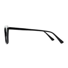 Square Clear/Black Eyeglasses