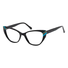 Cat-eye Black Eyeglasses