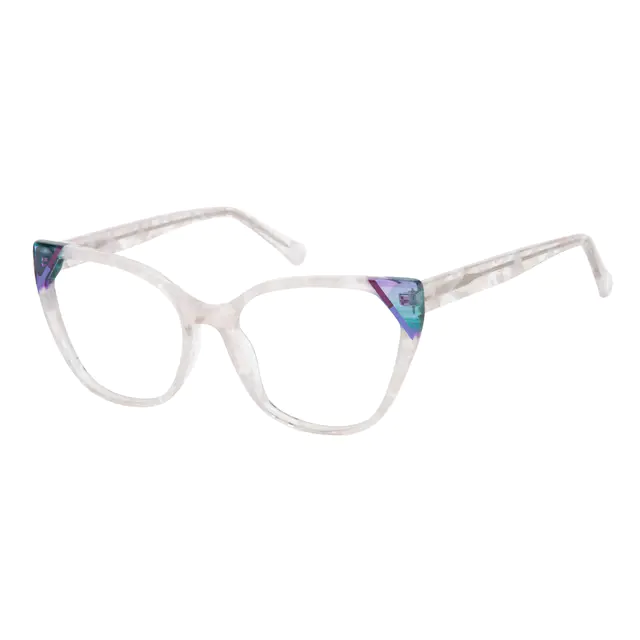 Cat-eye Clear Eyeglasses