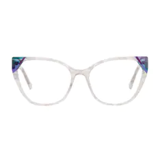 Cat-eye Clear Eyeglasses