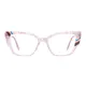 Cat-eye Transparent Pink Eyeglasses