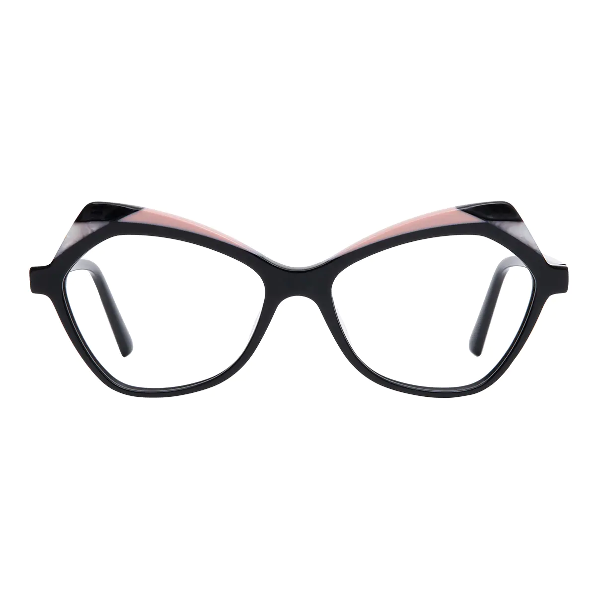 Geometric Black Eyeglasses