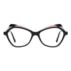 Geometric Black Eyeglasses