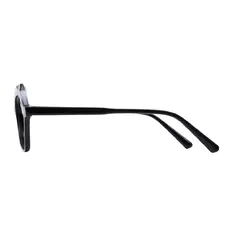 Geometric Black Eyeglasses