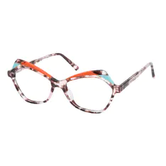 Geometric Tortoiseshell Eyeglasses