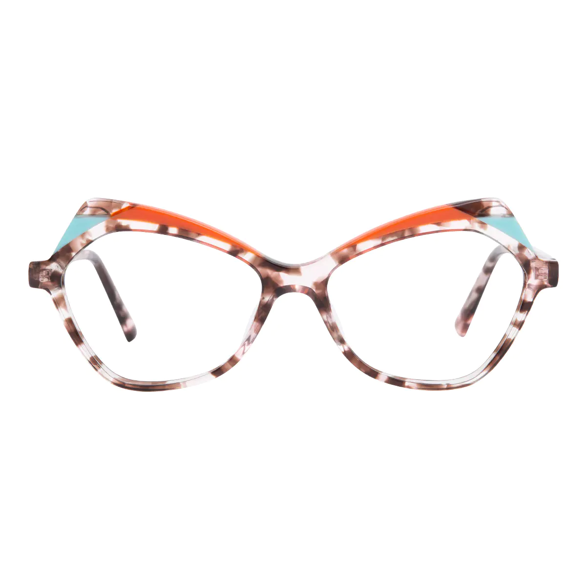 Geometric Tortoiseshell Eyeglasses