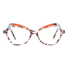 Geometric Tortoiseshell Eyeglasses