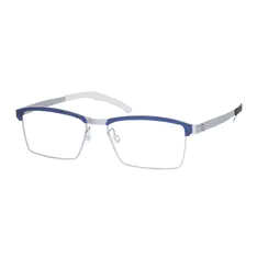 Browline Blue/Silver Eyeglasses