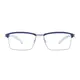 Browline Blue/Silver Eyeglasses