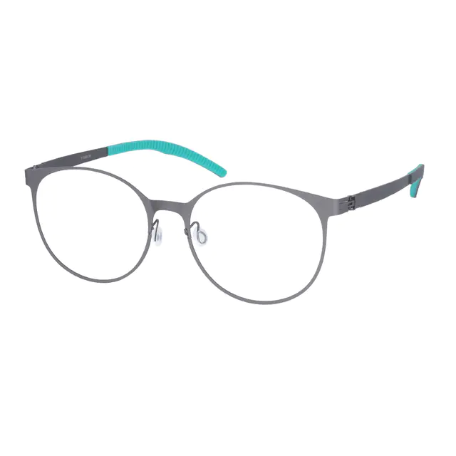 Round Gun Eyeglasses