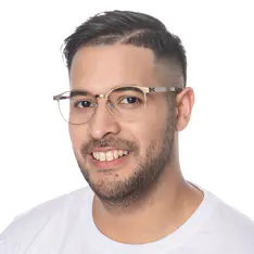 Round Gold Eyeglasses