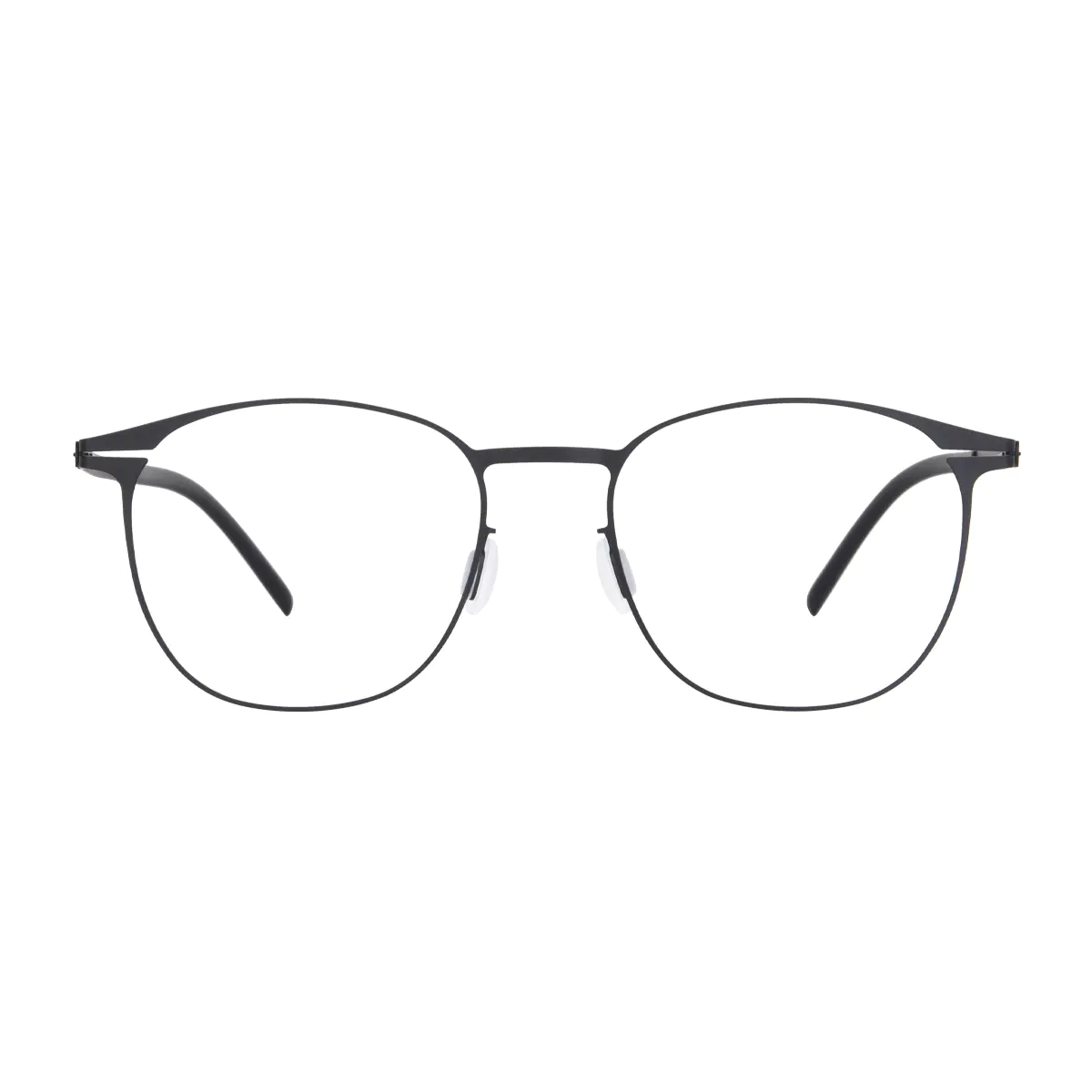 Round Black Eyeglasses