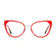 Cat-eye Red Eyeglasses