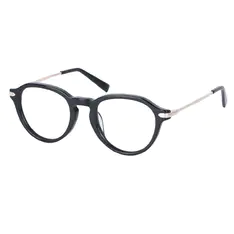 Oval Black Eyeglasses