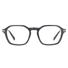 Geometric Black Eyeglasses