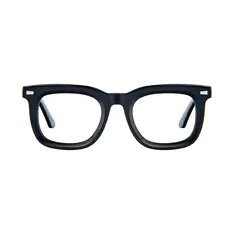 Square Black Eyeglasses
