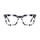 Square Ivory Tortoiseshell Eyeglasses