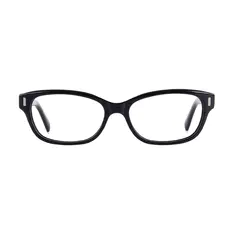 Oval Black Eyeglasses