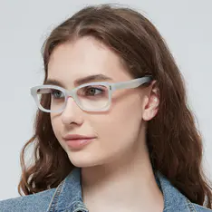 Oval Clear Eyeglasses