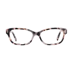 Oval Pink Tortoiseshell Eyeglasses