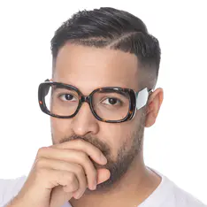 Square Tortoiseshell Eyeglasses
