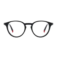 Oval Black Eyeglasses