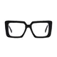 Square Black Eyeglasses