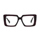 Square Brown Eyeglasses