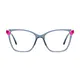 Cat-eye Transparent Blue Eyeglasses