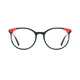 Oval Dark Green Eyeglasses