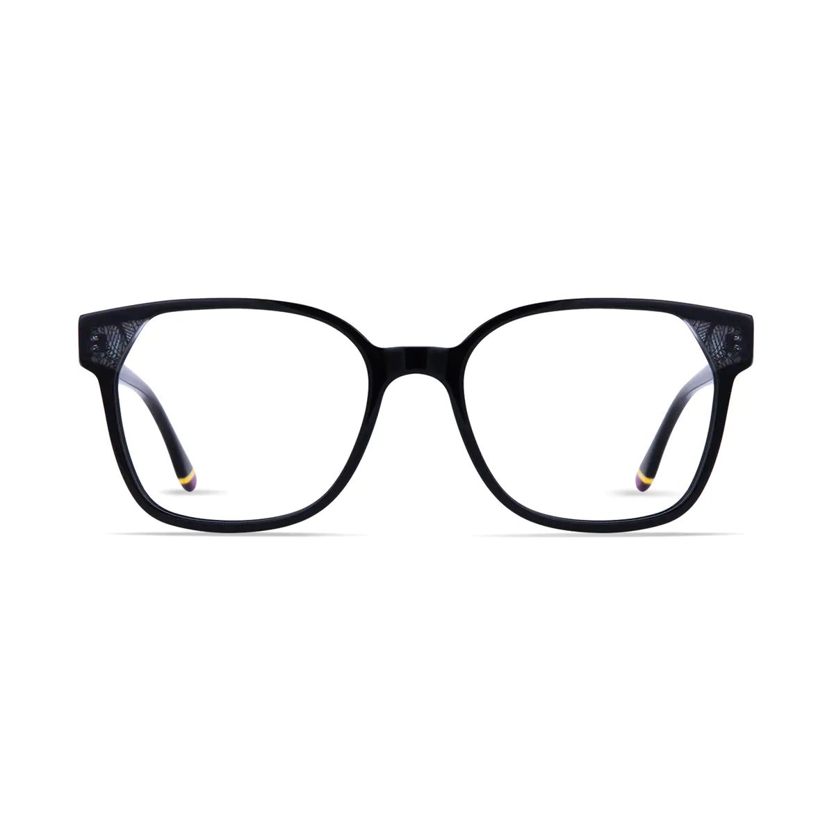Square Black Eyeglasses