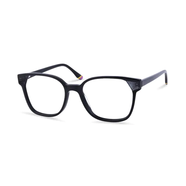 Square Black Eyeglasses