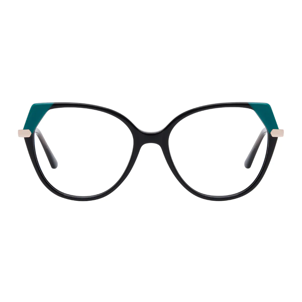 Geometric Black Eyeglasses