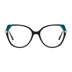 Geometric Black Eyeglasses