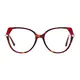 Geometric Ruby Tortoiseshell Eyeglasses